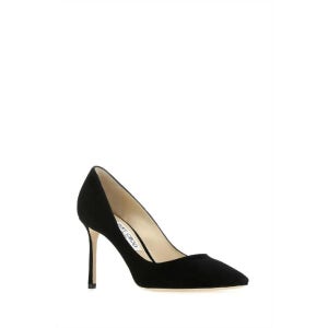 지미추 JIMMY CHOO 블랙 스웨이드 로미 85 펌프스 ROMY85SUE BLACK