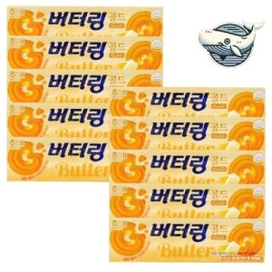 버터 스낵 10개 우유 간식 골드 버터링 과자