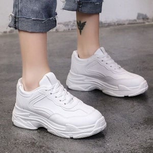 [하프클럽]데일리 키높이 화이트 스니커즈 D8800/여자