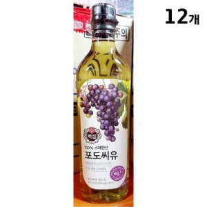 포도씨유(백설 900ml)X12