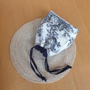 뜨왈 린넨 스트링 파우치 2종, 복희씨네 바느질