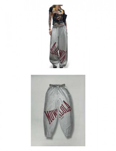 Mowalola Stamp Joggers 루즈핏 트레이닝 pants 바지 [스트릿 편집샵 람스]