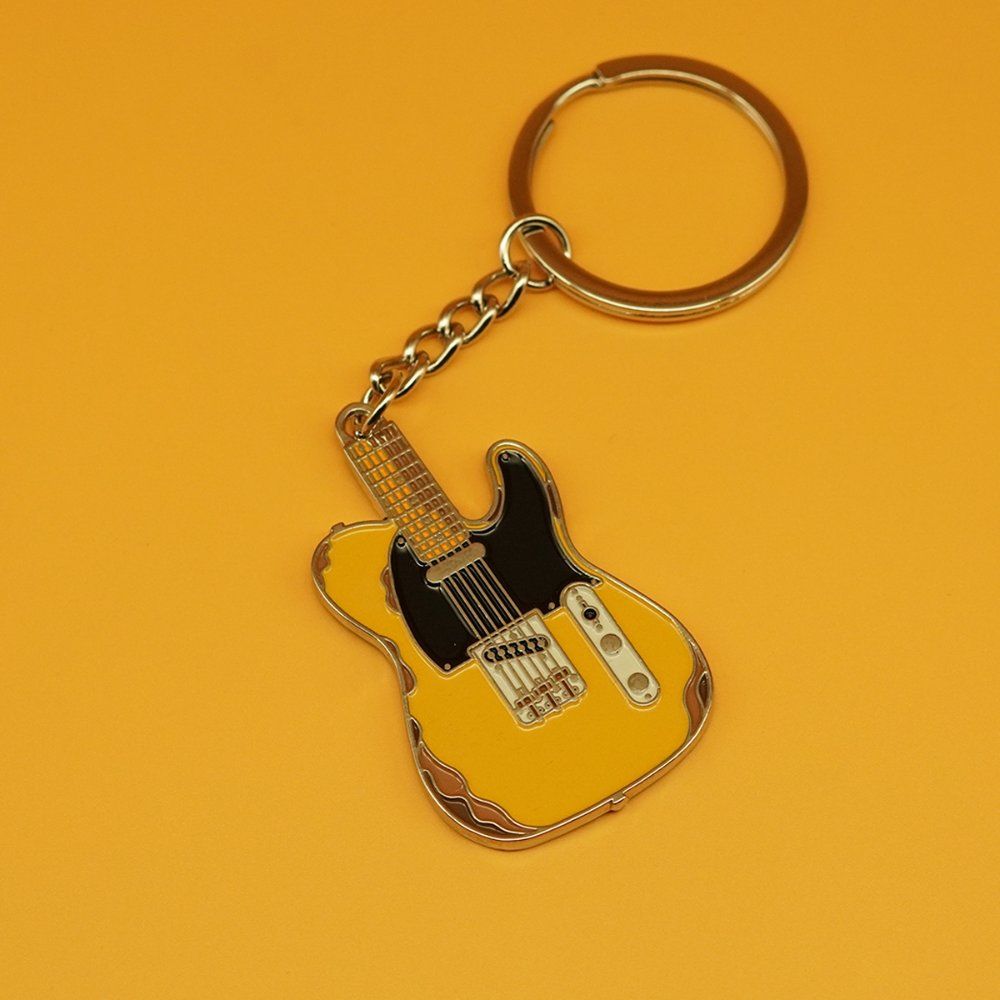 Fender 펜더기타 키체인 52 텔레 기타헤드 열쇠고리 링 키홀더 세인트 57 그린 유물