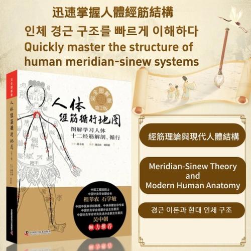 건강 및 <b>웰니스</b> 가이드북 Human Meridian Sinew Pathway Map&quot;