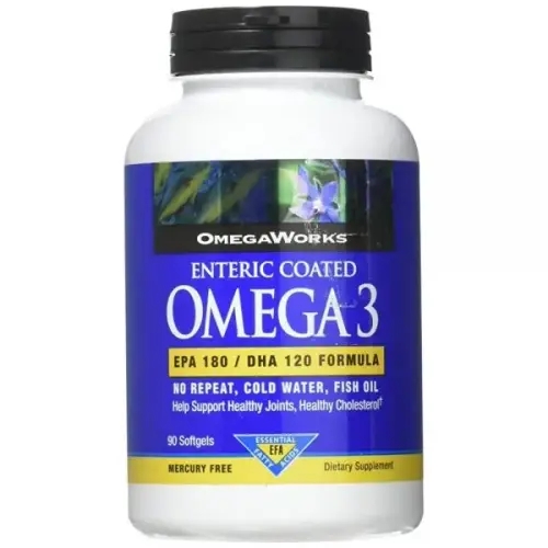OmegaWorks <b>슈퍼 오메가</b> 3 <b>EPA</b> DHA 산 한 장용 코팅 소프트젤 90개 90회 2537869