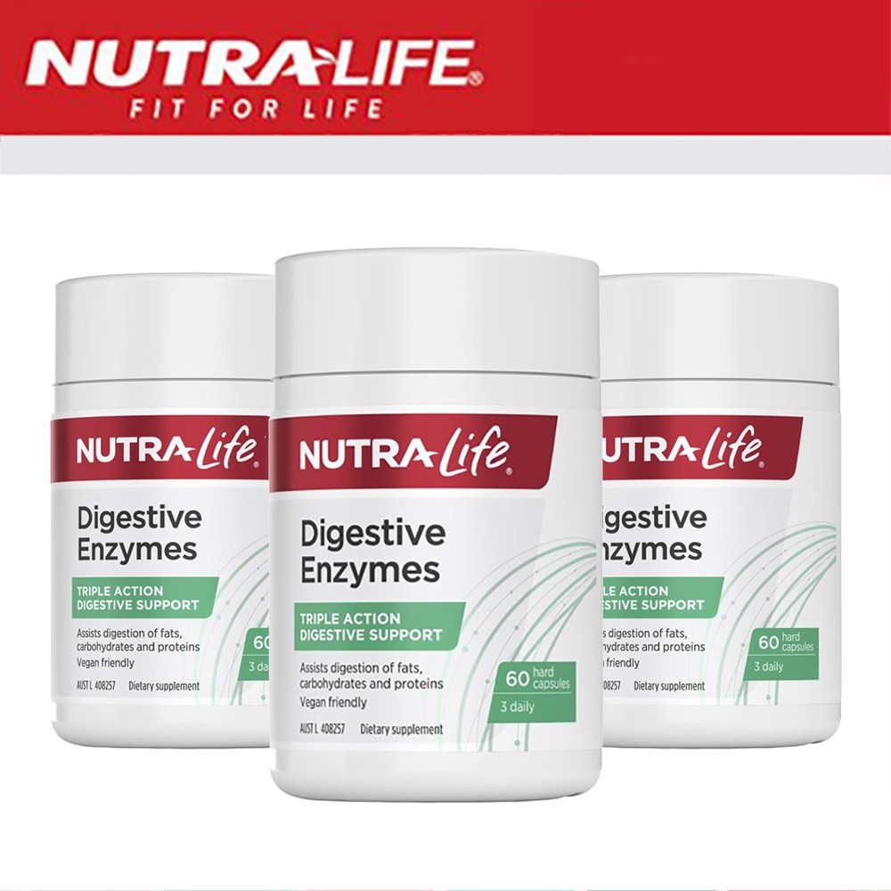 [뉴트라라이프] 소화효소 Digestive Enzymes 60캡슐  3개  60정