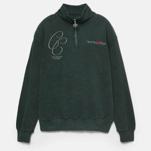 풀앤베어 바시티 자수 지퍼넥 맨투맨 7560/535 BOTTLE_P0187560535BOTTLE