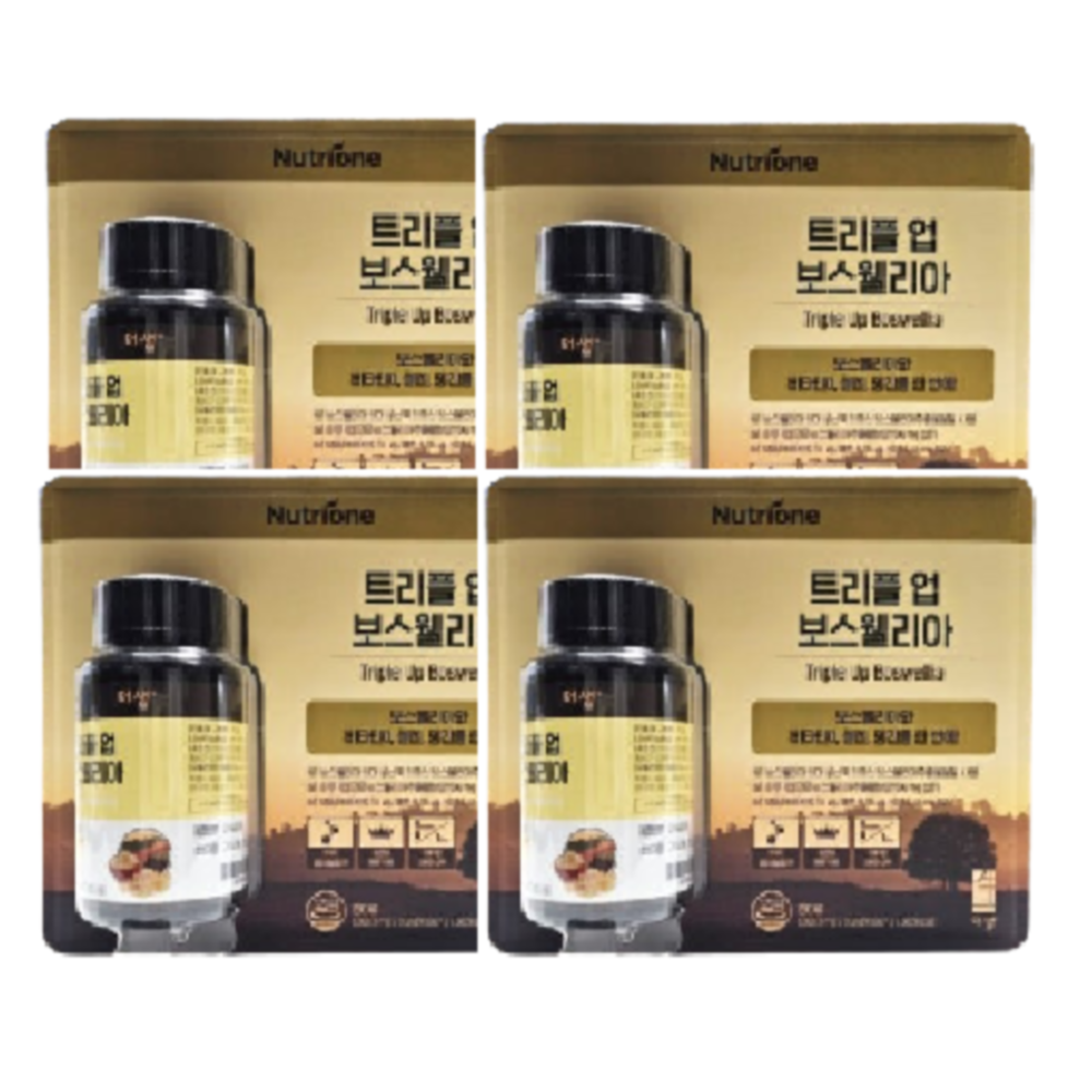 뉴트리원  <b>더생알파 트리플 업 보스웰리아</b> 90캡슐, 4개
