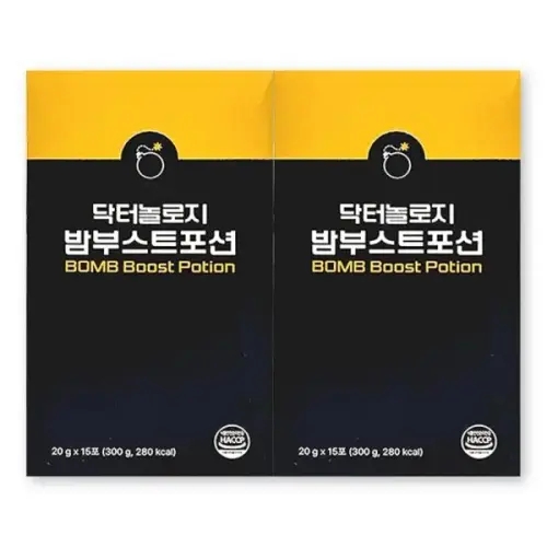 닥터놀로지 밤부스트포션 20g X 15포 2박스 비엘헬스케어 <b>시트루 아르기닌</b> 아연 야관문