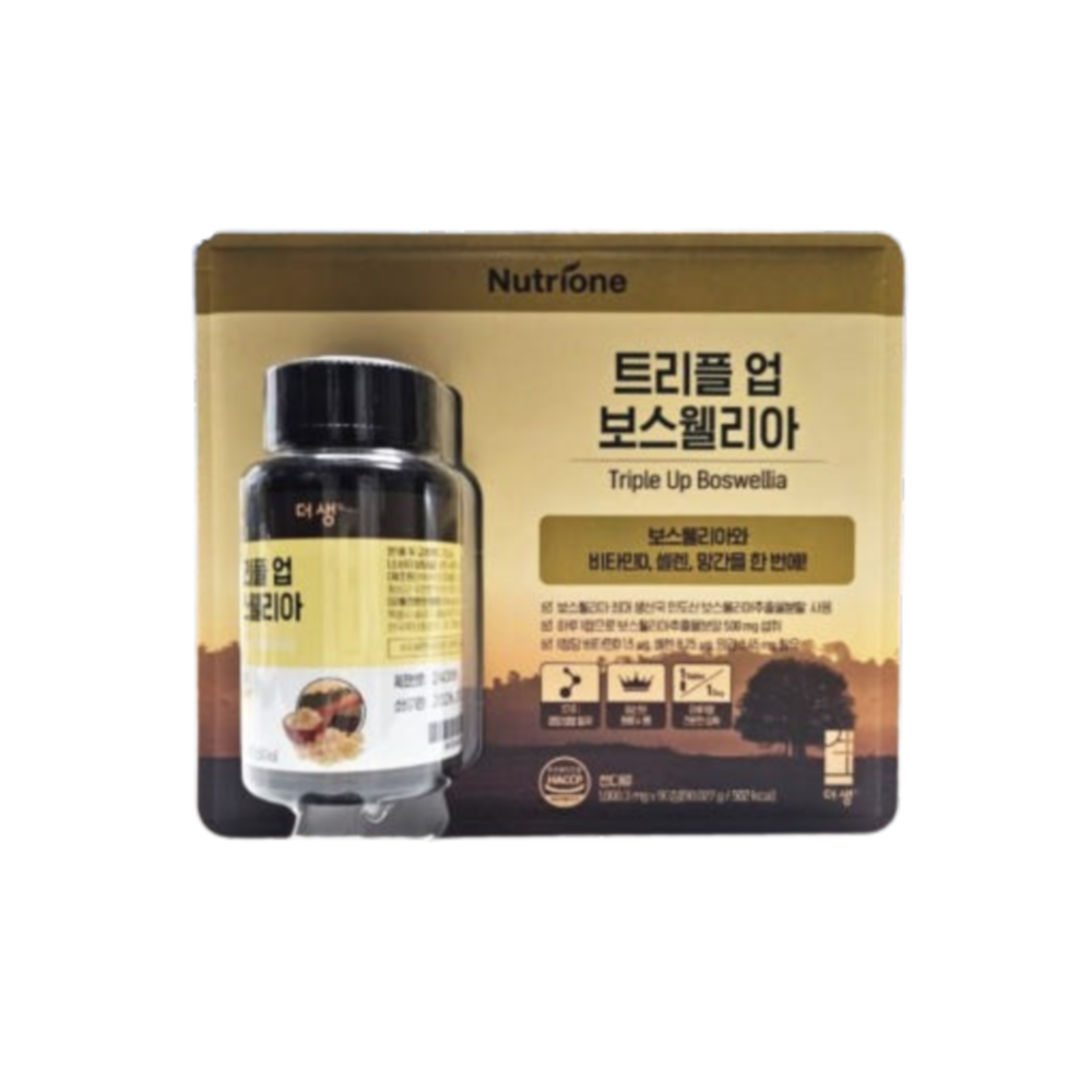 뉴트리원  <b>더생알파 트리플 업 보스웰리아</b> 90캡슐, 1개