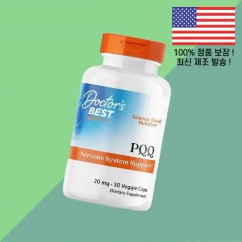 <b>닥터스</b>베스트 PQQ <b>피로</b>로퀴놀린 퀴논 20mg 30캡슐 Doctor’s Best 30 capsules 3525468