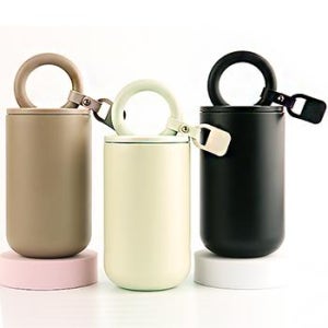 조이 핸들 이중 진공텀블러400ml 단체 대량주문 판촉물 기념 홍보 답례품