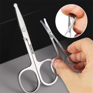 쇼피엔스 스텐 콧털 정리가위 여자콧털정리기 콧털정리기 남성코털제거가위