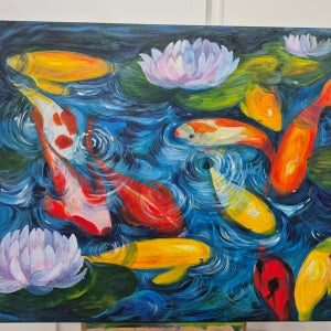 물결속의 교향곡 20호그림, 끌로에 최 작가