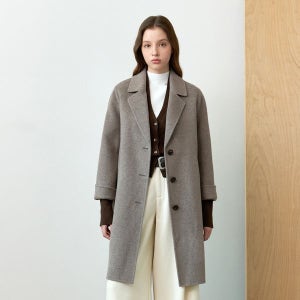 [마리앤어스] 캐시미어 울혼방 핸드메이드 시엘로 하프 코트(M25CT1B09)