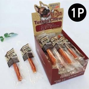 친절한탄씨 1P 터키츄 꽈배기 M 강아지 간식 개육포 강아지 애완용품 애완간식 져키