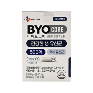 바이오코어 건강한 생 유산균 500억 450mg x 90캡슐, 4개