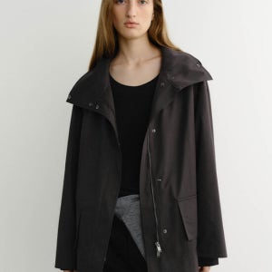 이아 Paige Utility Jacket (Charcoal)