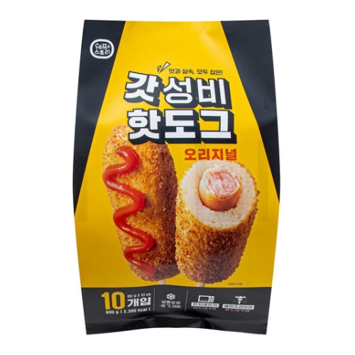 우양 쉐프스토리 갓성비 핫도그: 오리지널