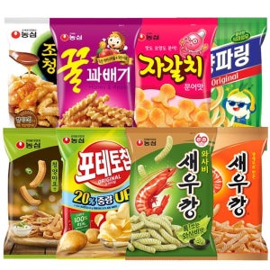 농심 새우깡 와사비/자갈치/포테토칩 4+4+4 / 총 12봉 외 인기기획상품