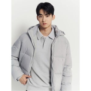빈폴 멘 베이직 구스 다운  라이트 그레이  BC4X38O052
