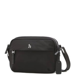 [헤지스 액세서리] [아이코닉 나일론] 블랙 나일론 로고 크로스백 MINI HJBA5F720BK