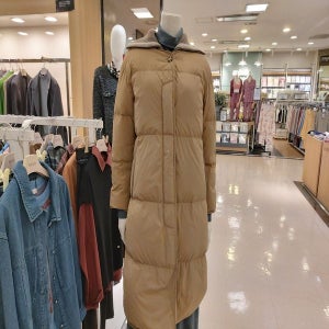 [후라밍고] NC해운대SOGO 패딩코트 롱패딩 카라니프모배색 TI4FA25