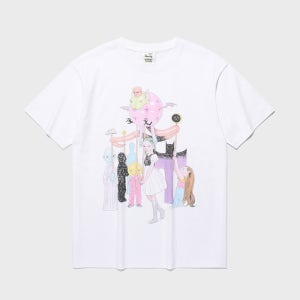 [나이스고스트클럽] GAKIYA ISAMU TEE_WHITE(NG2FFUT502C)