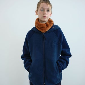 [엔조블루스] 플리스 집업 후디 (Navy)