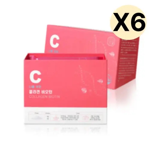 한삼인 나를 <b>위한 콜라겐</b> 비오틴 분말 베리맛 30포 X6