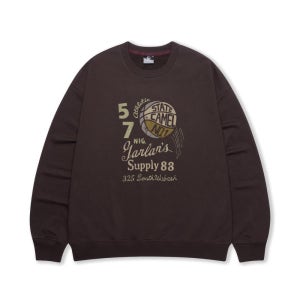 [카멜워크]  NO.088 사우스웨스턴 525 스웨트셔츠(다크브라운)