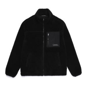 내셔널지오그래픽 N254UFJ951 코토니 스탠드넥 플리스 자켓 BLACK