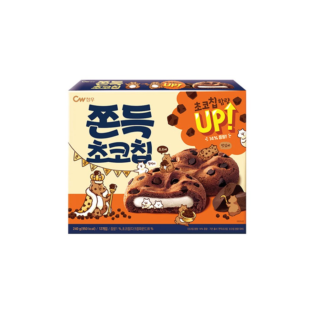 청우식품 CW청우 쫀득 초코칩