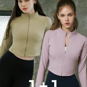 제로 액티브 크롭 다이어트 자켓 아우터 1+1 애슬레저룩
