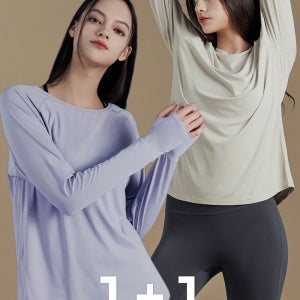 여자 무브 여성 라이트 긴팔운동복 티셔츠 1+1