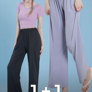 아이스 요가바지 쿨링 팬츠 츄리닝 1+1 추천