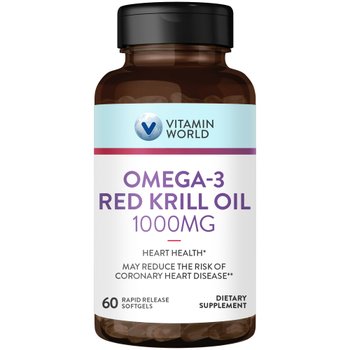비타민월드 오메가-3 <b>레드 크릴 오일 1000MG</b>