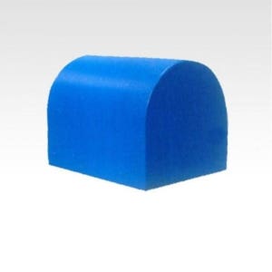 L80 매트 체조 반원 H60cm W60 체육 매트 학교 콤비