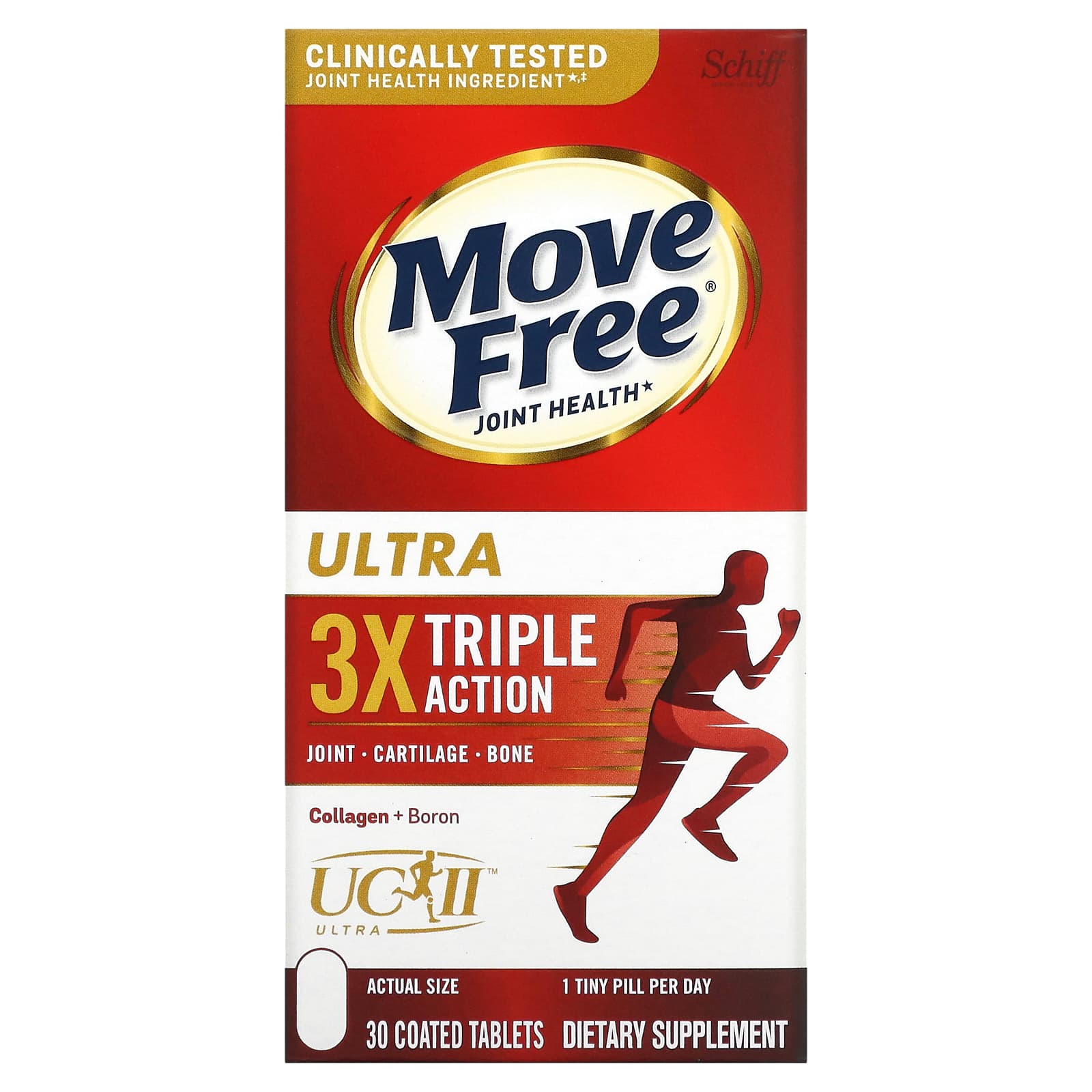 Schiff Move Free 관절 건강 울트라 트리플 액션 코팅 정제 30정  1개