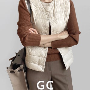 [GC MADE] 모던경량패딩조끼(오리털100%)
