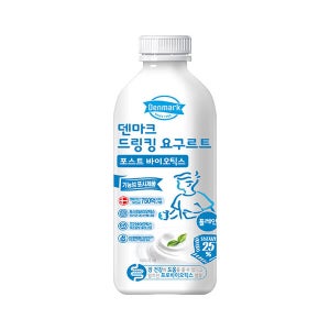 동원 덴마크 드링킹 요구르트 포스트바이오틱스 플레인 750mL x 2개
