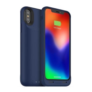 [새상품] [애플 인증] 보조배터리+케이스 일체형 모피 쥬스팩 아이폰X/XS 블루 P8802