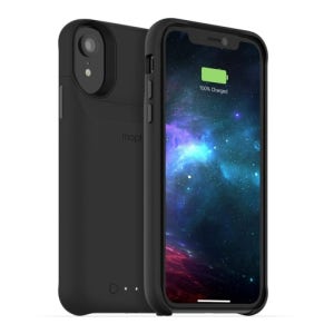 [새상품] [애플 인증] 보조배터리+케이스 일체형 모피 쥬스팩 아이폰XR 블랙 P8803