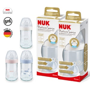 누크 네이처센스 PP젖병 260ml(꼭지포함) (2개구성) 단계확인 택1