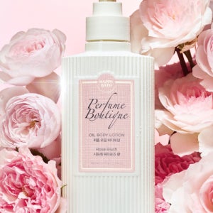 [해피바스] 퍼퓸부티크 오일 바디로션 로즈블러쉬 350g 111292612
