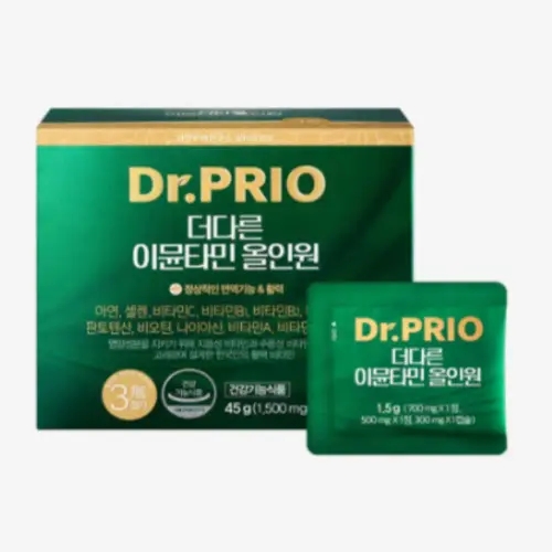 닥터프리오 <b>더다른 이뮨타민 올인원</b> 멀티비타민 30포