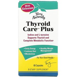 <b>테리 내추럴리</b> Thyroid Care 플러스 60캡슐 아이오딘 요오드