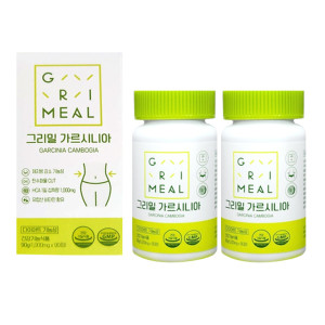 <b>그리밀</b> <b>그리밀</b> 가르시니아 캄보지아 1000mg 90정 2통 HCA 체지방감소 GT