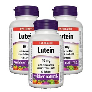 <b>웨버네츄럴</b> 루테인 제아잔틴캡슐 10mg 60소프트젤 3병