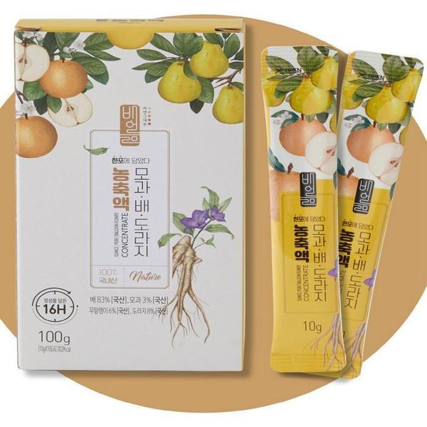 하프<b>클럽</b>/기타모과 생강 배<b>도라지 농축액</b>(스틱) 10gx10봉